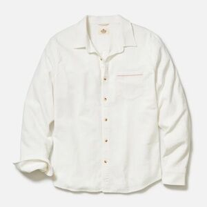 Marine Layer Stretch Selvage Shirt - White